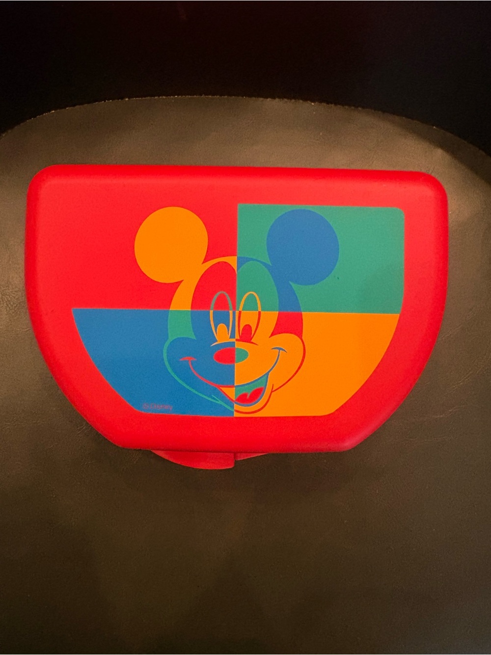 Tupperware Disney Mickey Mouse snack Container